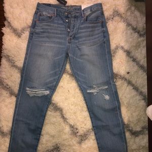 High rise American eagle girlfriend jeans